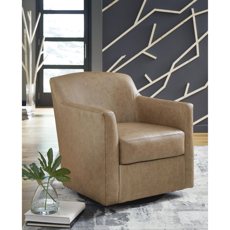 Signature Design by Ashley Bradney Swivel Leather Match Accent Chair A3000323C IMAGE 5