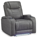  Signature Design by Ashley Schooner Rocks 1610213 Power Recliner with Adjustable Headrest IMAGE 1