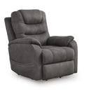 Signature Design by Ashley Snowfield Leather Look Lift Chair with Heat and Massage 1760912 IMAGE 1