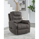 Signature Design by Ashley Snowfield Leather Look Lift Chair with Heat and Massage 1760912 IMAGE 7