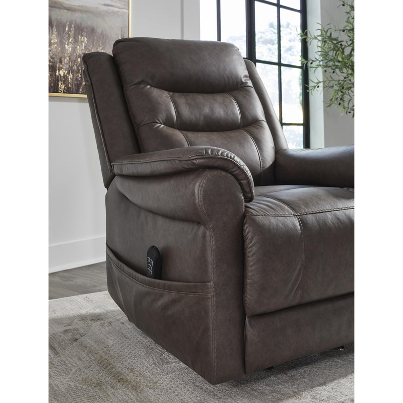 Signature Design by Ashley Oatman Leather Look Lift Chair with Heat and Massage 1800412 IMAGE 10