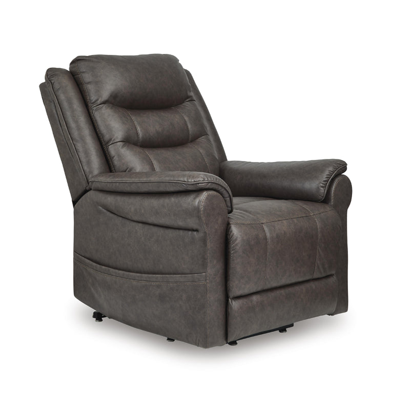 Signature Design by Ashley Oatman Leather Look Lift Chair with Heat and Massage 1800412 IMAGE 1