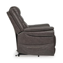 Signature Design by Ashley Oatman Leather Look Lift Chair with Heat and Massage 1800412 IMAGE 5