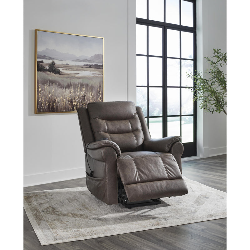 Signature Design by Ashley Oatman Leather Look Lift Chair with Heat and Massage 1800412 IMAGE 8