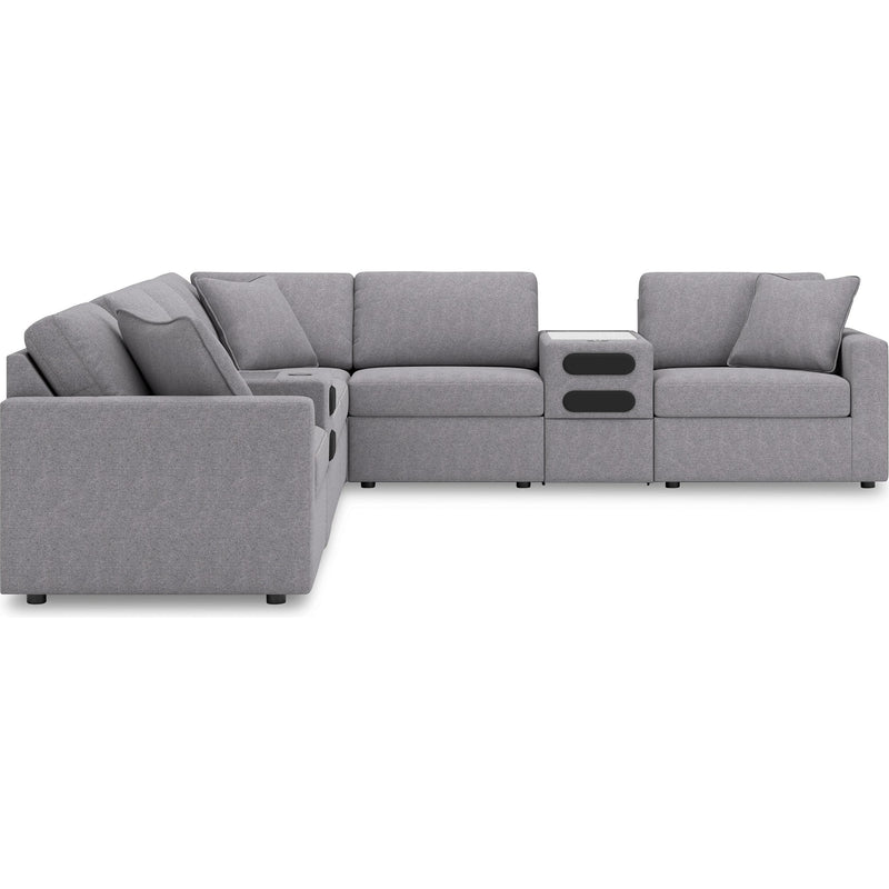 Signature Design by Ashley Modmax 92104S16 8 pc Sectional with Audio System IMAGE 3