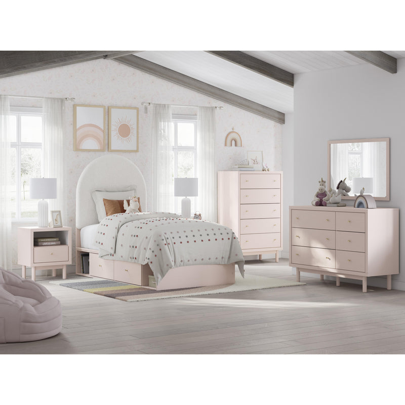 Signature Design by Ashley Wistenpine Twin Upholstered Panel Bed with Storage B1323-53/B1323-52/B1323-150/B100-11 IMAGE 10