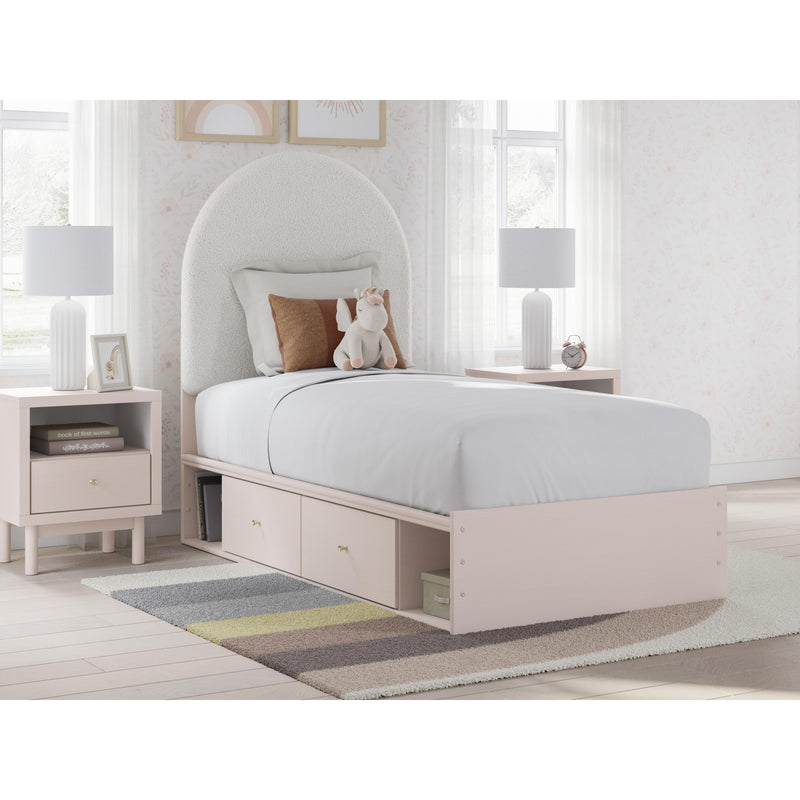 Signature Design by Ashley Wistenpine Twin Upholstered Panel Bed with Storage B1323-53/B1323-52/B1323-150/B100-11 IMAGE 8
