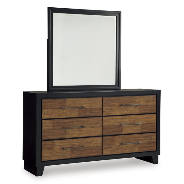 Signature Design by Ashley Kraeburn 6-Drawer Dresser with Mirror B496-31/B496-36 IMAGE 1