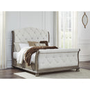 Signature Design by Ashley Ardenfield B944B2 Queen Upholstered Sleigh Bed IMAGE 4