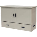  Cabinet Bed Aztec Queen Cabinet Bed - Alabaster IMAGE 1