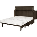  Cabinet Bed Studio Queen Cabinet Bed - Grey IMAGE 4