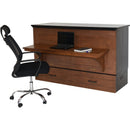  Cabinet Bed Studio Queen Cabinet Bed - Cojoba and Black IMAGE 2