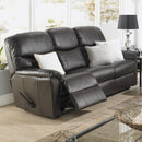  Elran Uno Power Reclining Leather Sofa Uno 20406-POWP Power Reclining Sofa with Power Pack IMAGE 1