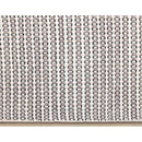  Kalora Interiors Aspen White Taupe Black Stripe Pattern Woven Rug, 5'3" x 7'7" IMAGE 8