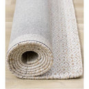  Kalora Interiors Aspen Beige Cream Rhombus Pattern Woven Rug, 5'3" x 7'7" IMAGE 11