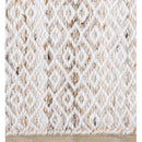  Kalora Interiors Aspen Beige Cream Rhombus Pattern Woven Rug, 7'10" x 10'6" IMAGE 5