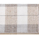  Kalora Interiors Aspen Beige Muted Plaid Woven Rug, 7'10" x 10'6" IMAGE 10