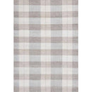  Kalora Interiors Aspen Beige Muted Plaid Woven Rug, 7'10" x 10'6" IMAGE 1