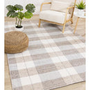  Kalora Interiors Aspen Beige Muted Plaid Woven Rug, 7'10" x 10'6" IMAGE 2