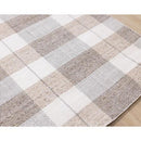  Kalora Interiors Aspen Beige Muted Plaid Woven Rug, 7'10" x 10'6" IMAGE 4