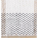  Kalora Interiors Aspen Beige Muted Plaid Woven Rug, 7'10" x 10'6" IMAGE 5