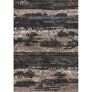  Kalora Interiors Aurora Grey Black Cream Brown Stormy Sky Rug, 7'10" x 10'10" IMAGE 1