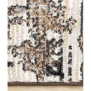  Kalora Interiors Aurora Grey Black Cream Brown Stormy Sky Rug, 7'10" x 10'10" IMAGE 6