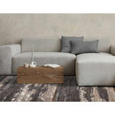  Kalora Interiors Aurora Grey Black Cream Brown Stormy Sky Rug, 5'3" x 7'7" IMAGE 3
