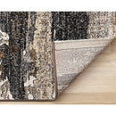  Kalora Interiors Aurora Grey Black Cream Brown Stormy Sky Rug, 5'3" x 7'7" IMAGE 7