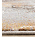  Kalora Interiors Aurora Grey Orange White Distressed Abstract Rug, 7'10" x 10'10" IMAGE 7