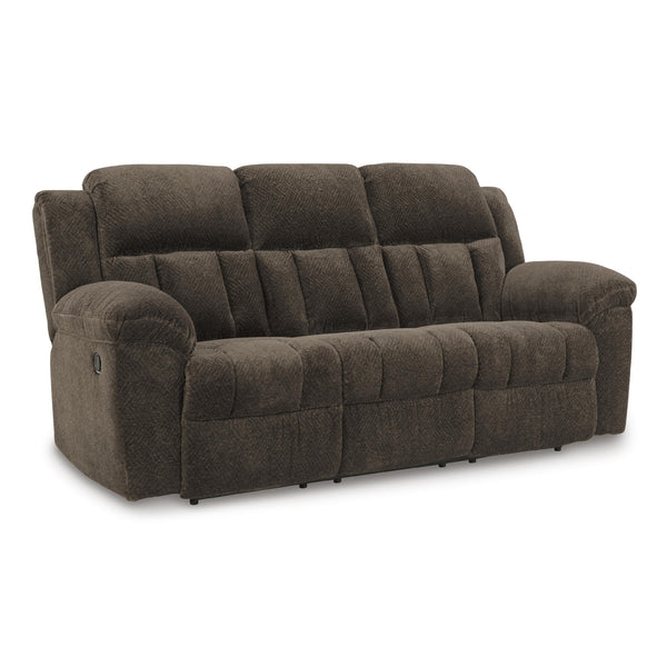 Signature Design by Ashley Frohn Reclining Fabric Sofa 3740788C IMAGE 1