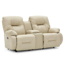 Best Home Furnishings Brinley Reclining Leather Loveseat with Console L700CC7-74557L IMAGE 1