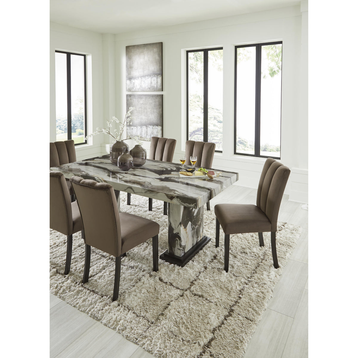 Ashley ダイニングテーブル Signature Design by Ashley Jeshina D581D4 Dining Table
