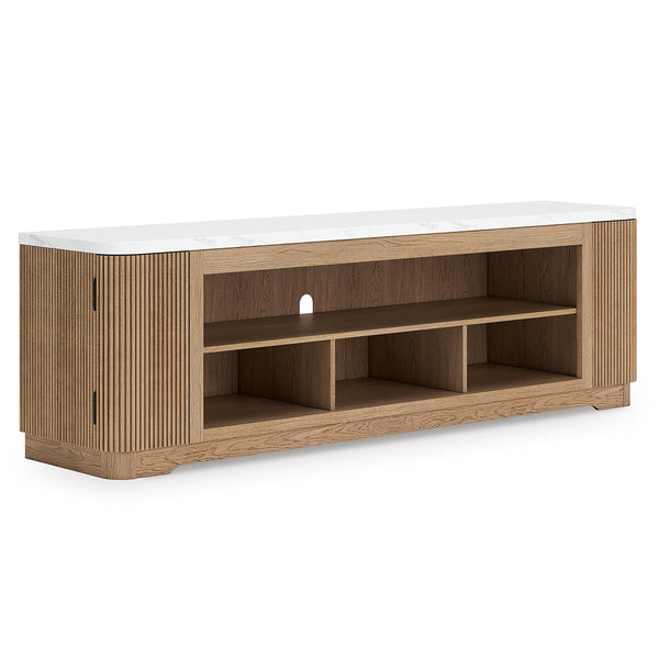 Signature Design by Ashley Camdill W808-68 XL TV Stand with Fireplace