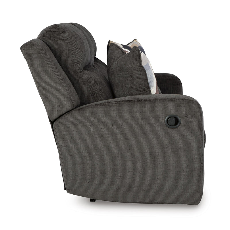 Signature Design by Ashley Kanlow Reclining Fabric Loveseat with Console 3860794C IMAGE 3