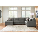  Signature Design by Ashley Clarington PC48405S5 3 pc Sleeper Sectional with Chaise IMAGE 2