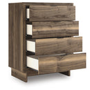 Signature Design by Ashley Chirason PCB3367-244 Four Drawer Chest IMAGE 2