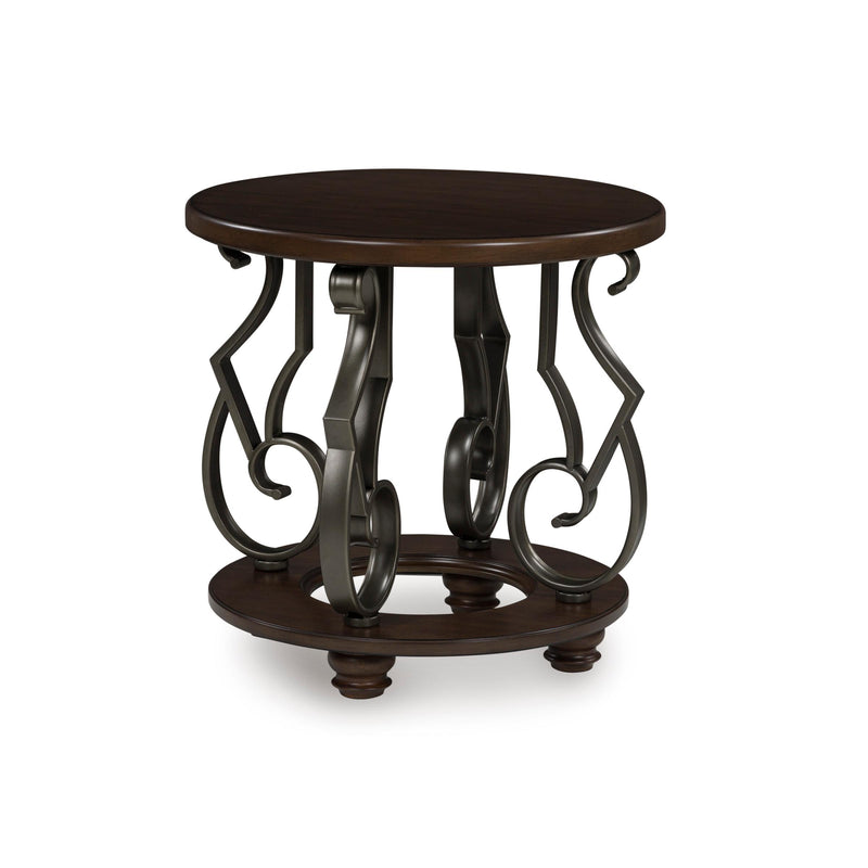 Signature Design by Ashley Frallyn T623-6 Round End Table IMAGE 1