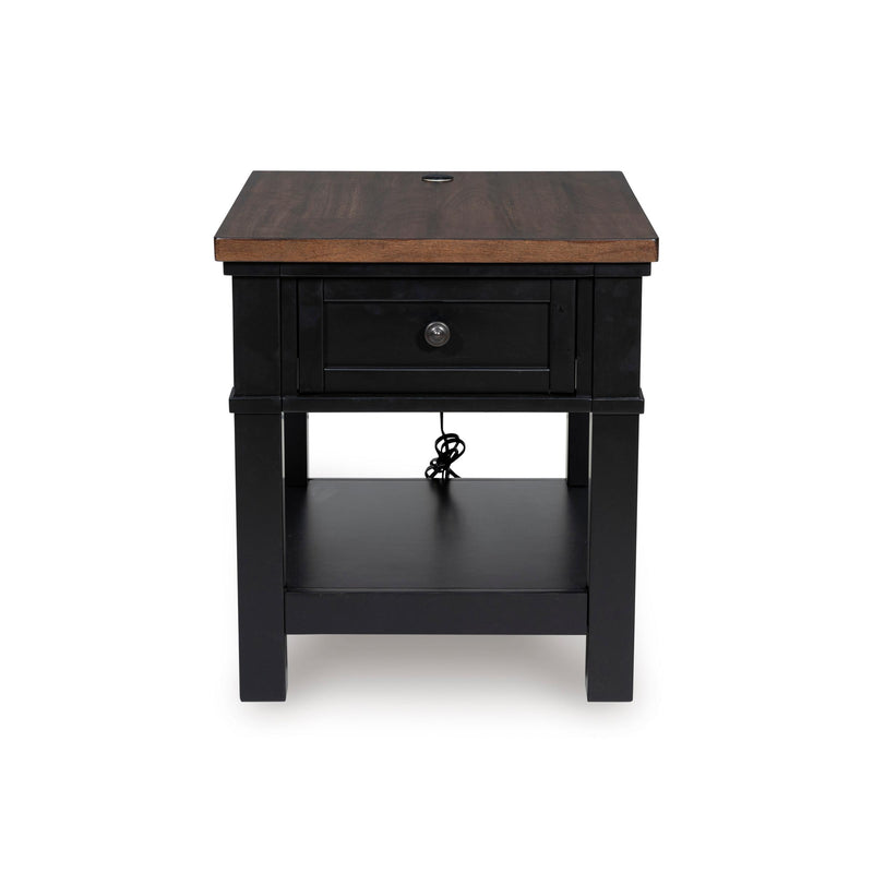 Signature Design by Ashley Wildenauer T664-3 Rectangular End Table IMAGE 3
