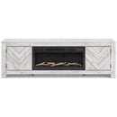 Signature Design by Ashley Cayboni W3788W1 71" TV Stand with Electric Fireplace IMAGE 1
