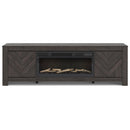 Signature Design by Ashley Cayboni W3789W1 71" TV Stand with Electric Fireplace IMAGE 1
