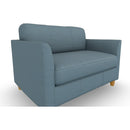  Best Home Furnishings Bayment C13MTHBLU Chair & A Half With Memory Twin Sleeper - Tranquil/Honey Birch IMAGE 1