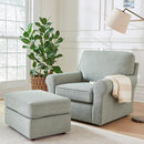  Best Home Furnishings Hanway C50 Stationary Chair - Power Blue IMAGE 5