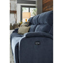  Best Home Furnishings Maverly FSS910RZ4 Power Tilt Headrest Space Saver Sofa - Sapphire IMAGE 5