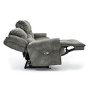  Best Home Furnishings Genet FSS960RP4 Power Space Saver Sofa - Pewter IMAGE 5