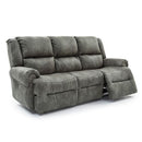  Best Home Furnishings Genet FSS960RZ4 Power Tilt Headrest Space Saver Sofa - Pewter IMAGE 2
