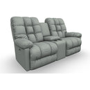  Best Home Furnishings Everlasting L515RC4 Space Saver Console Loveseat - Power Blue IMAGE 1