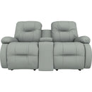  Best Home Furnishings Brinley L700RQ4 Power Space Saver Console Loveseat - Power Blue IMAGE 2