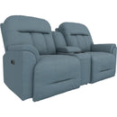  Best Home Furnishings Suitably L830CC4 Space Saver Console Loveseat - Tranquil IMAGE 1