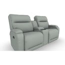  Best Home Furnishings Maverly L910RQ4 Power Space Saver Console Loveseat - Power Blue IMAGE 1